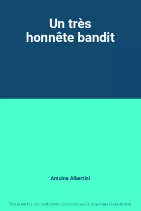 Couverture du produit · Un très honnête bandit