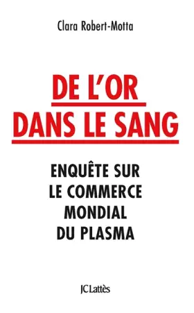 Couverture du produit · De l'or dans le sang