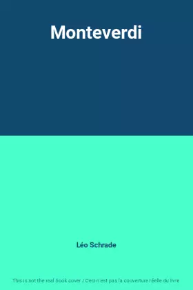 Couverture du produit · Monteverdi