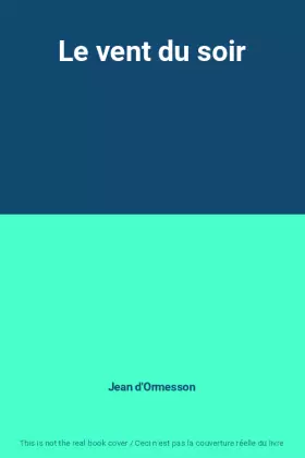 Couverture du produit · Le vent du soir