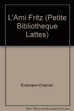 Couverture du produit · L'Ami Fritz