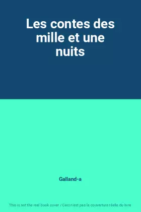 Couverture du produit · Les contes des mille et une nuits