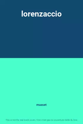 Couverture du produit · lorenzaccio