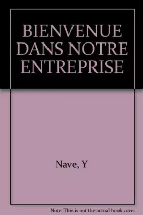 Couverture du produit · BIENVENUE DANS NOTRE ENTREPRISE