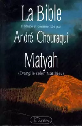 Couverture du produit · Matyah : Evangile selon Matthieu