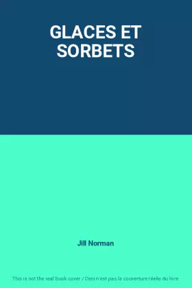 Couverture du produit · GLACES ET SORBETS