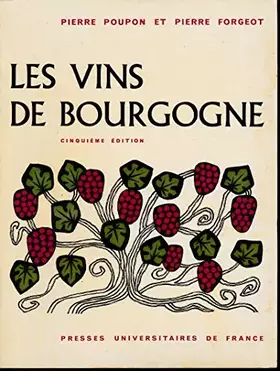 Couverture du produit · Les vins de bourgogne