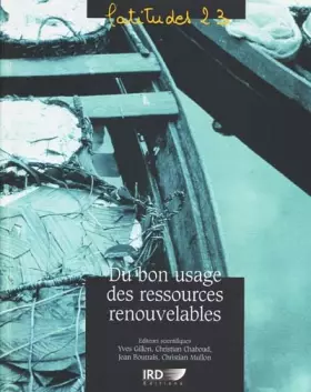 Couverture du produit · Du bon usage des ressources renouvelables