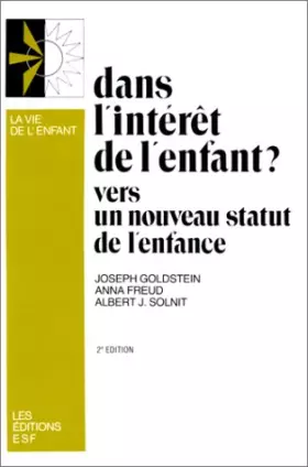 Couverture du produit · Dans l'intérêt de l'enfant?