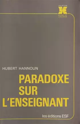 Couverture du produit · Paradoxe sur l'enseignant