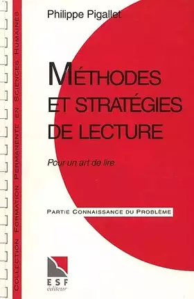 Couverture du produit · Méthodes et stratégies de lecture