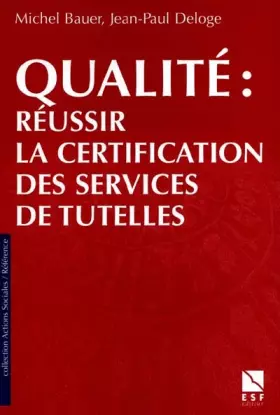 Couverture du produit · Qualité : réussir la certification des services