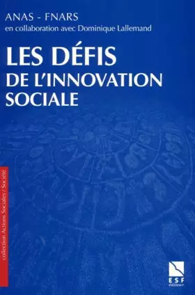Couverture du produit · Les défis de l'innovation sociale