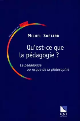 Couverture du produit · Qu'est ce que la pédagogie ?