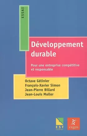 Couverture du produit · Le Développement durable