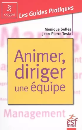 Couverture du produit · Animer, diriger une équipe