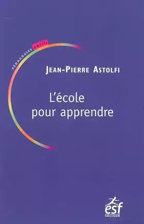 Couverture du produit · L'école pour apprendre