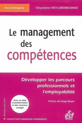 Couverture du produit · Le management des compétences