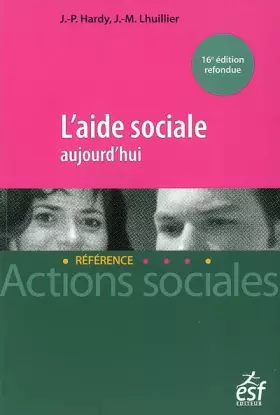 Couverture du produit · L'aide sociale aujourd'hui