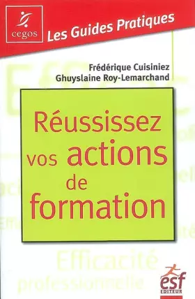 Couverture du produit · Réussissez vos actions de formation