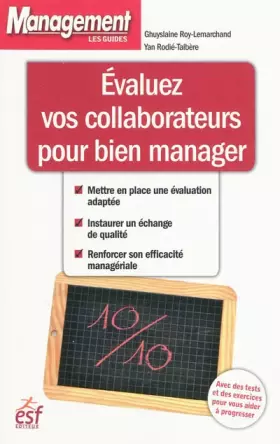 Couverture du produit · Evaluez vos collaborateurs pour bien manager