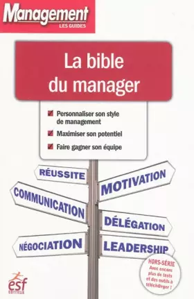 Couverture du produit · La bible du manager