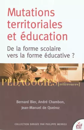 Couverture du produit · Mutations territoriales et éducation