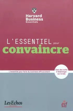 Couverture du produit · L'essentiel pour convaincre