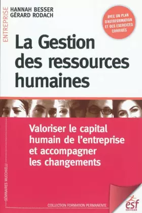 Couverture du produit · LA GESTION DES RESSOURCES HUMAINES