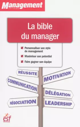 Couverture du produit · La bible du manager