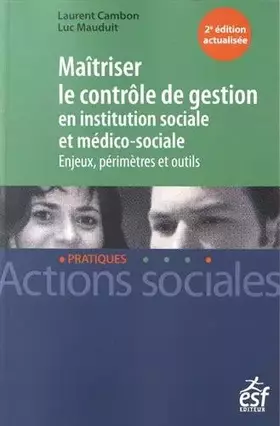 Couverture du produit · Maitriser le contrôle de gestion