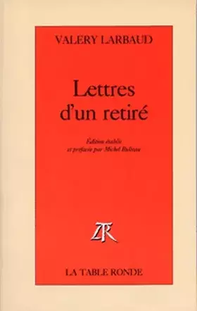 Couverture du produit · Lettres d'un retiré