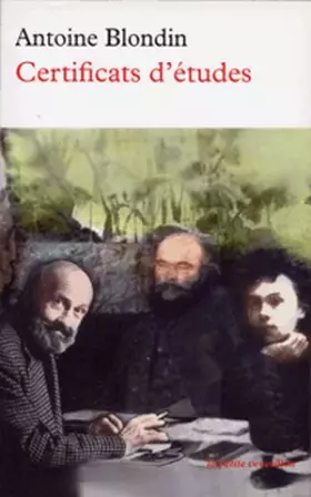 Couverture du produit · Certificats d'études