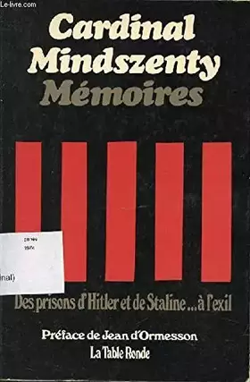 Couverture du produit · MEMOIRES