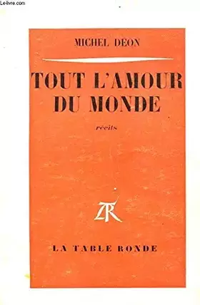 Couverture du produit · Tout l'amour du monde