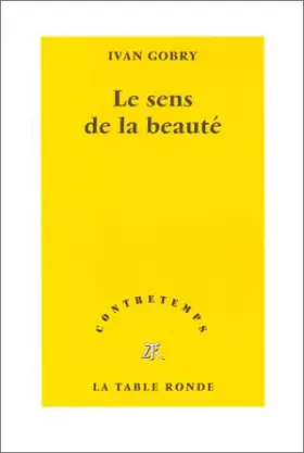 Couverture du produit · Le sens de la beauté