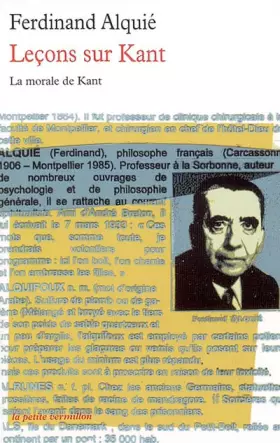 Couverture du produit · Leçons sur Kant: La morale de Kant