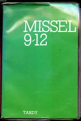 Couverture du produit · Missel 9-12