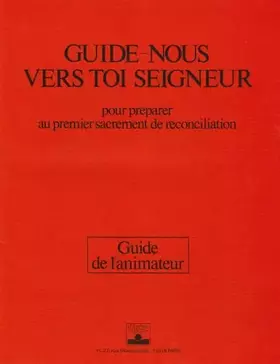 Couverture du produit · Guide-nous vers toi Seigneur / animateur