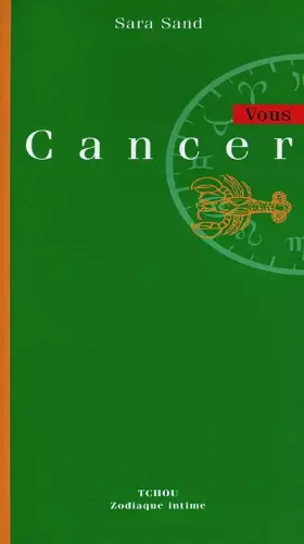 Couverture du produit · Vous cancer