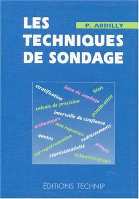 Couverture du produit · Les techniques de sondage