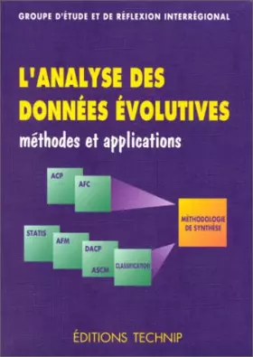 Couverture du produit · L'ANALYSE DES DONNEES EVOLUTIVES. : Méthodes et applications