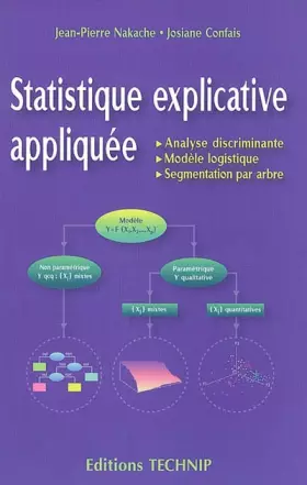 Couverture du produit · Statistique explicative appliquée