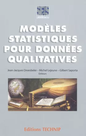Couverture du produit · Méthodes statistiques pour données qualitatives