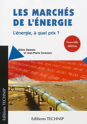 Couverture du produit · Les marchés de l'énergie