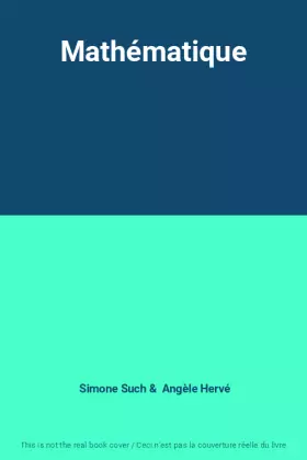 Couverture du produit · Mathématique