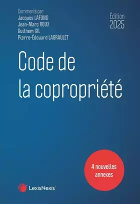 Couverture du produit · Code de la copropriété 2025
