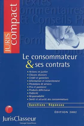 Couverture du produit · Le Consommateur et ses contrats