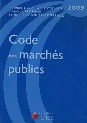 Couverture du produit · Code des marchés publics 2009 (ancienne édition)