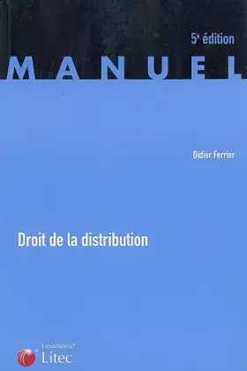 Couverture du produit · Droit de la distribution